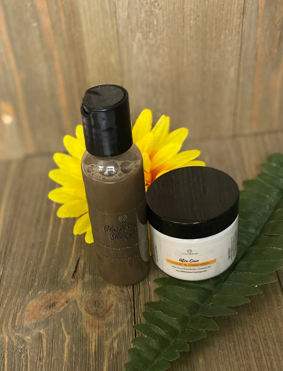 African Black Soap Shampoo and Aloe Coco Conditioner