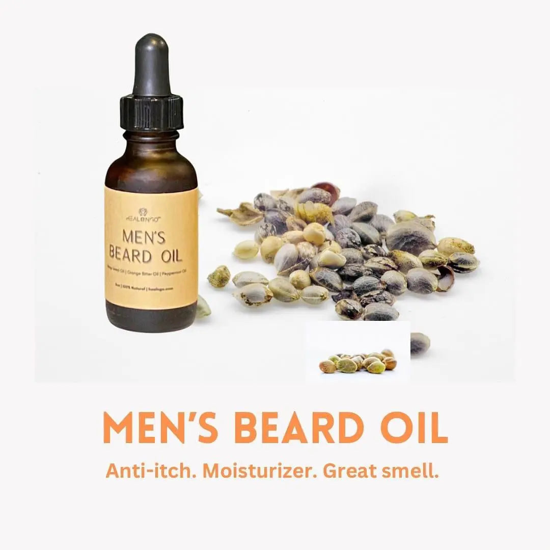 Hydrate dry facial hair and skin with Men’s Beard Oil. Helps reduce beard itch, flaking, and roughness while promoting a healthier, well-groomed look.