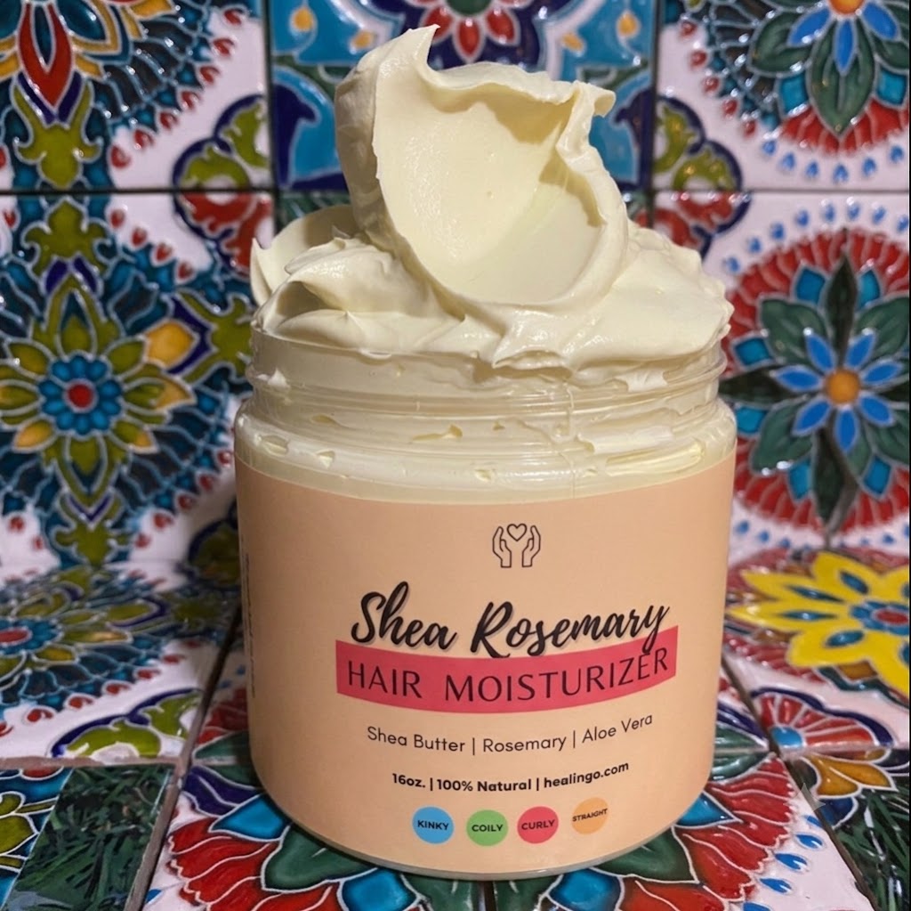 Whipped Shea butter hair moisturizer for natural hair growth support and daily hydration