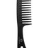Healngo wide tooth detangling comb for curly, coily, and natural hair, gentle anti-breakage hair comb for wet or conditioned hair styling and detangling knots.