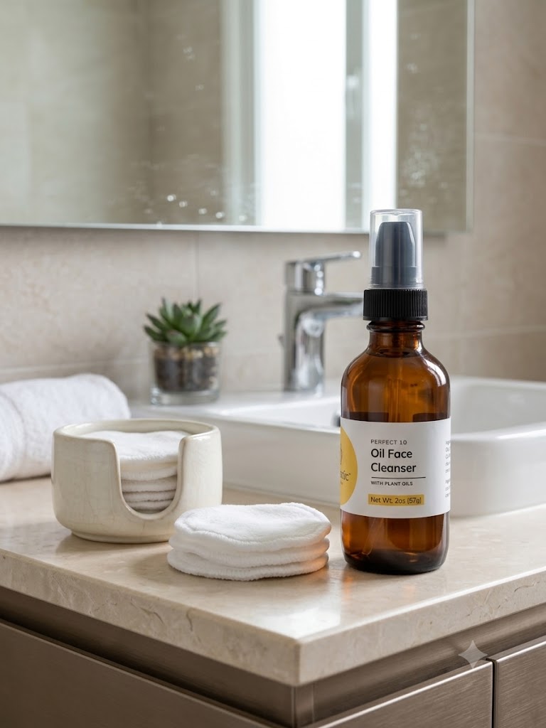 Perfect 10 Oil Cleanser – Deep Cleansing 10-Oil Formula That Removes Makeup Without Stripping Skin