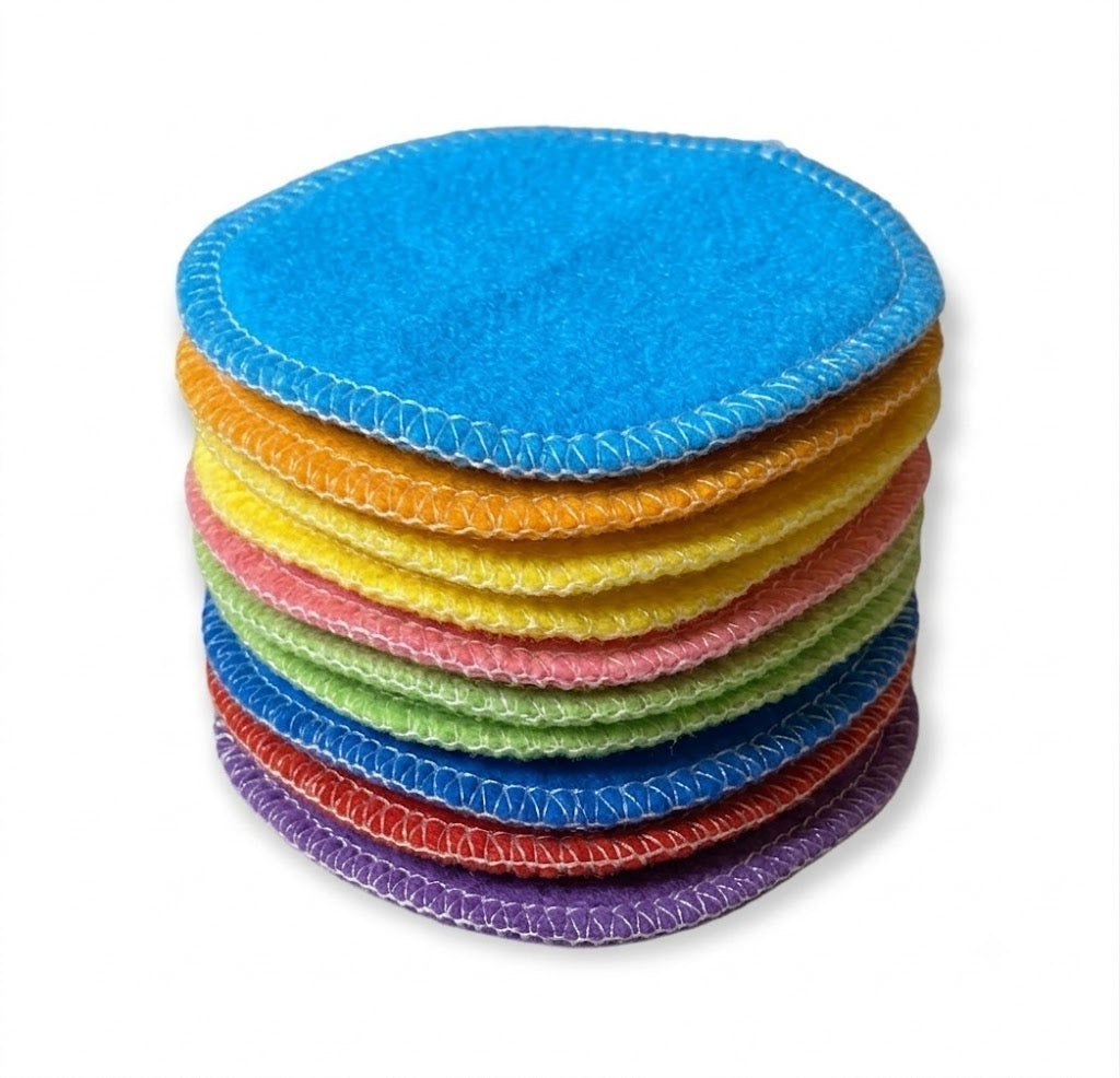 Machine washable facial rounds made from soft cotton for daily skincare use