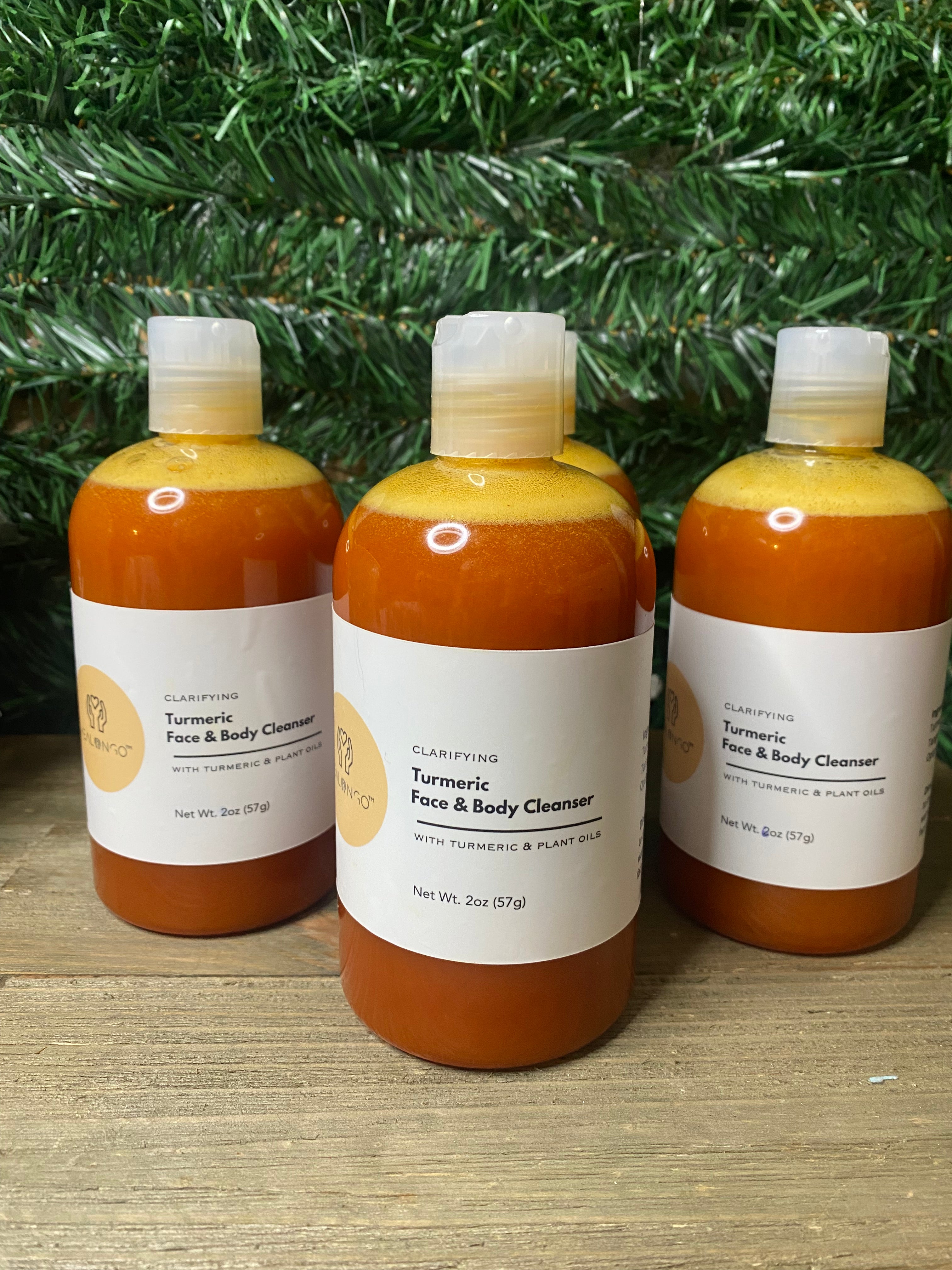 Turmeric Body Wash and Face Cleanser for radiant, healthy-looking skin