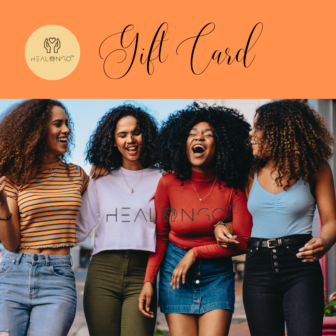 HealNGo digital gift card for natural hair products, conditioners, shampoos, and styling essentials